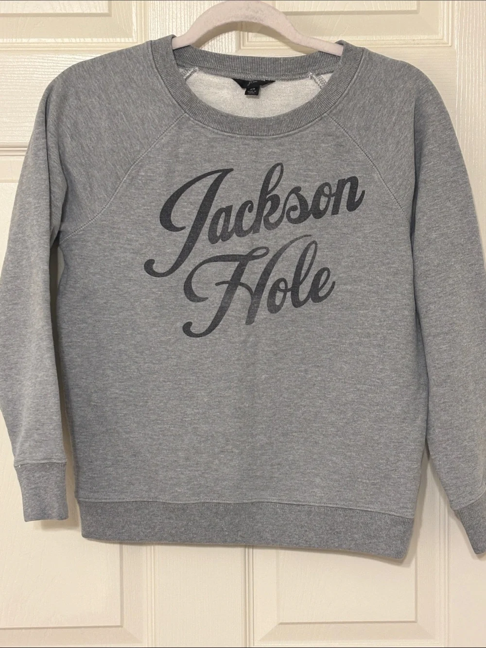 J. Crew Gray 'Jackson Hole' Crewneck Sweatshirt